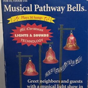 Mr. Christmas Red Musical Pathway Bells
